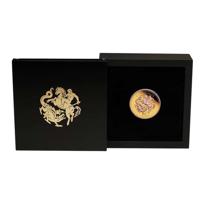 2024 Australia Five Sovereign Proof Gold Coin Perth Mint 125th Ann
