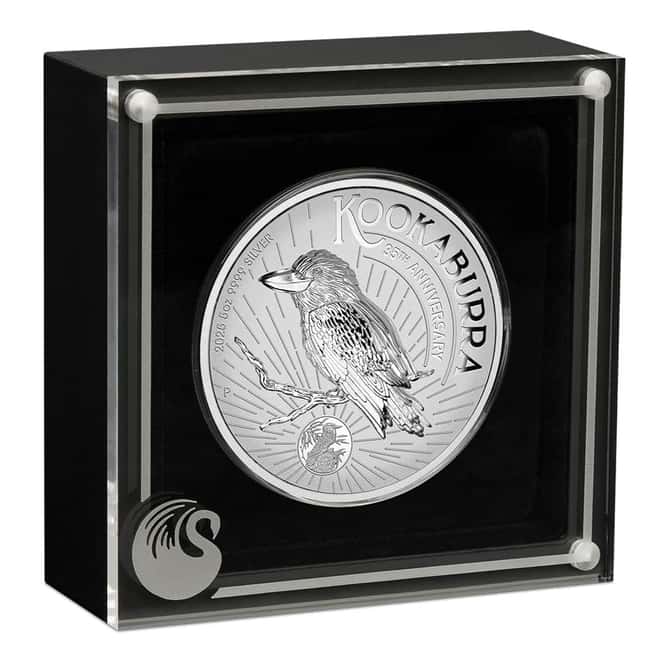 2025 5 oz Incused Silver Australian Kookaburra 35th Ann. Perth Mint