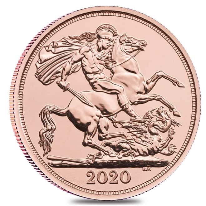 2020 Great Britain Gold Double Sovereign BU 