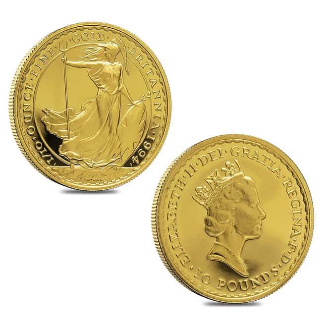 1994 1.85 oz Gold Britannia 4-Coin Proof Set (w/Box & COA)