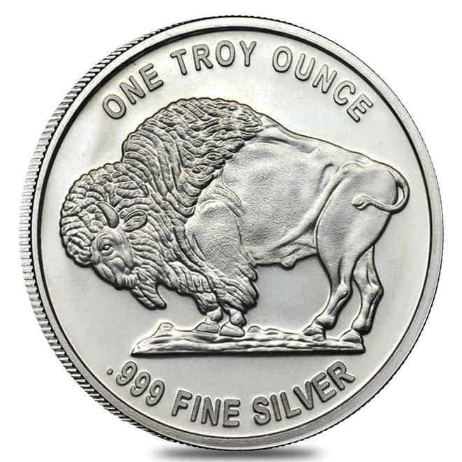 Roll of 20 - 1 oz Silver Generic Rounds .999 Fine (Tube, Lot of 20)
