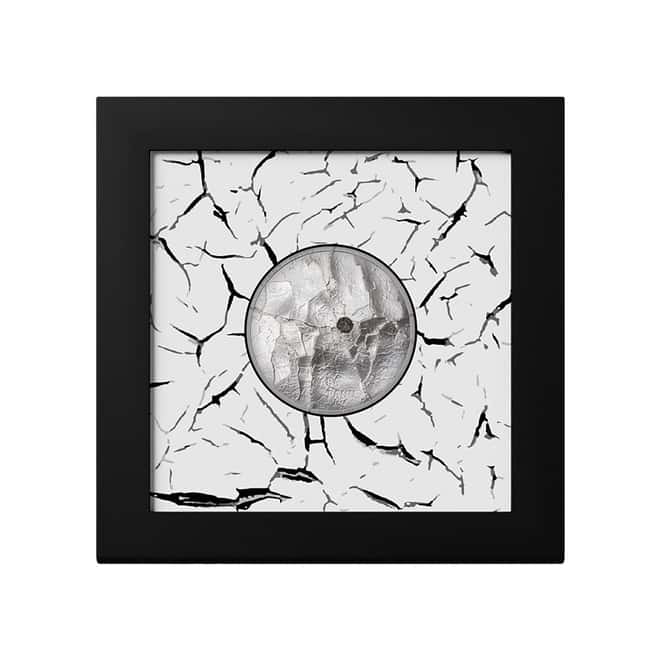2022 1 oz Silver Aba Panu Meteorite Coin Cook Islands .999 Fine (w/Box & COA)