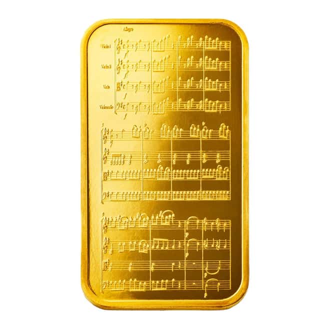 1 oz Austrian Mint Gold Bar .9999 Fine (in Assay)