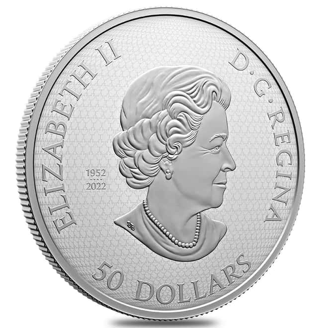 2023 Canada 5 oz The Monarch and The Bloom Silver Coin