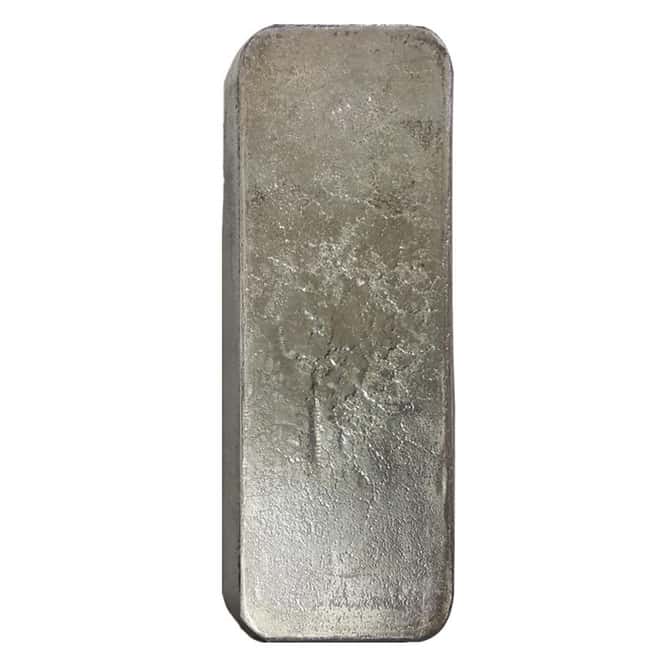 100 oz Johnson Matthey (JM) Vintage Silver Bar .999 Fine