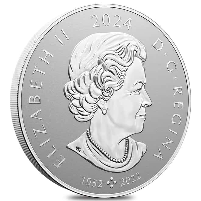 2024 Canada 1 kilo Pulsating Maple Leaf Silver Coin .9999 Fine