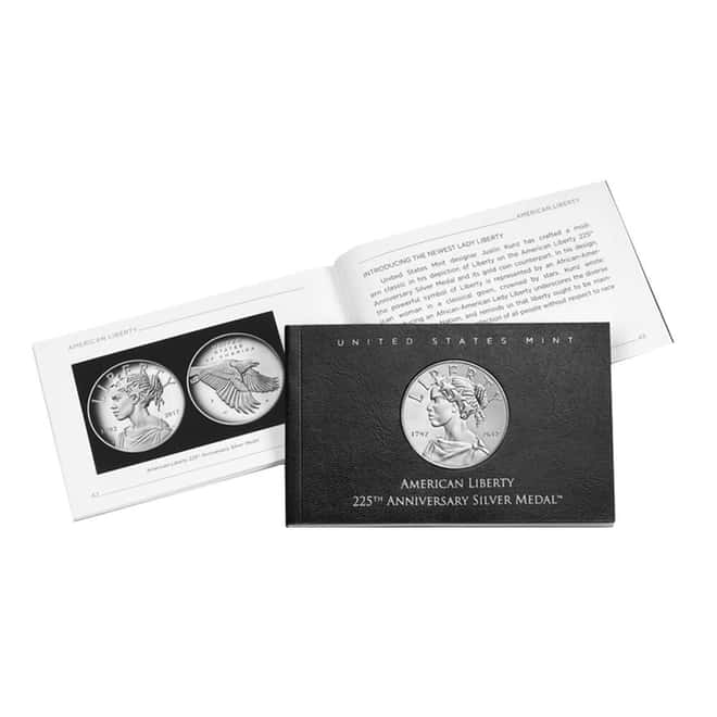 2017 P 1 oz American Liberty High Relief Proof Silver Medal (w/Box and COA) - US Mint 225th Anniversary