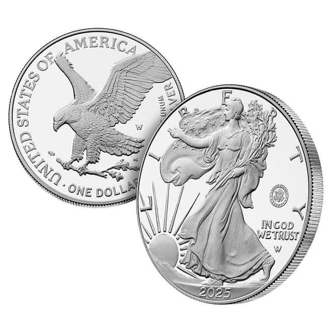 2025-W US Army Privy 1 oz Proof Silver American Eagle (w/Box & COA)