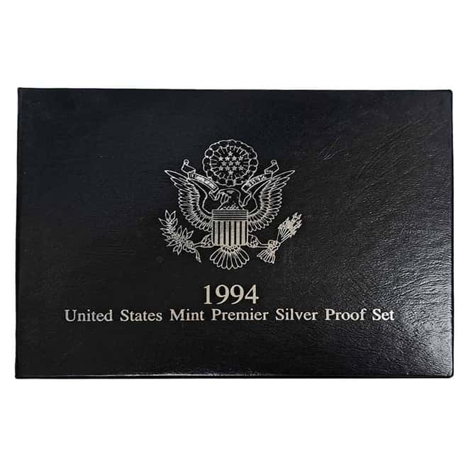 1994-S US Mint Premier Proof Silver Set (w/Box & COA)