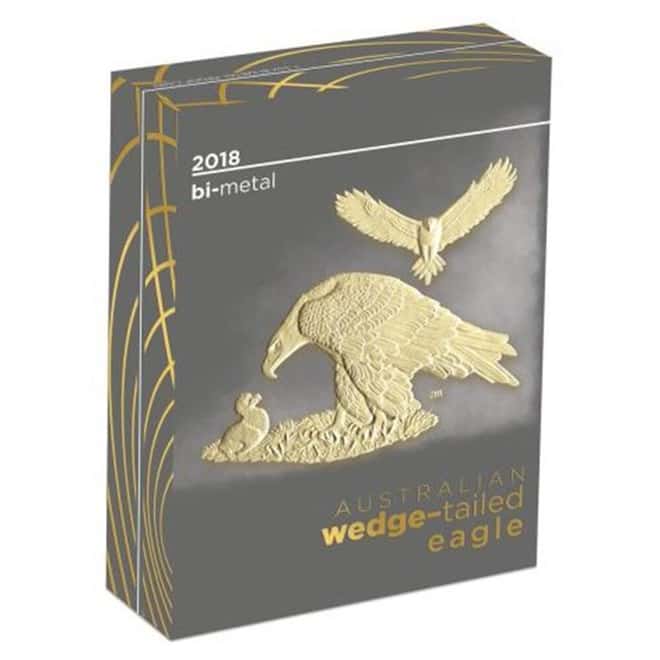 2018 1.5 oz Proof Bimetallic Gold/Platinum Australian Wedge-Tailed Eagle Perth Mint NGC PF 69