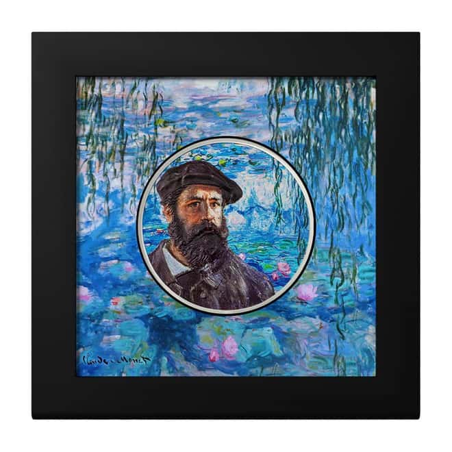 2023 Cook Islands 2 oz Silver Masters of Art Claude Monet Coin