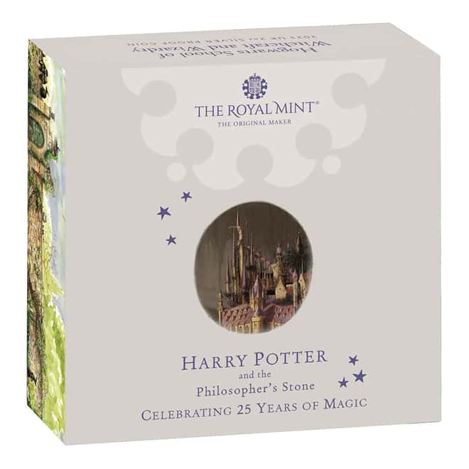 2023 Great Britain 2 oz Hogwarts School Proof Silver Coin .999 Fine