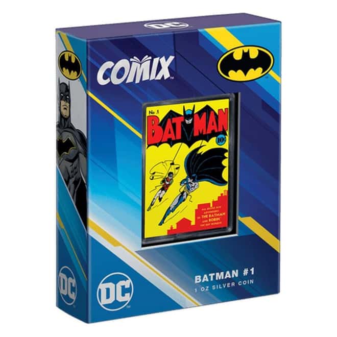 2023 Niue 1 oz DC Comics Batman #1 Silver Comix Coin