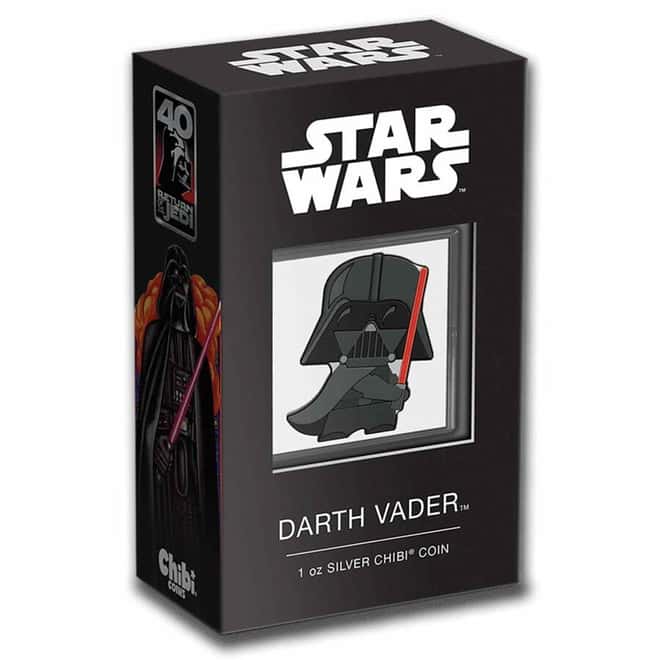 2023 Niue 1 oz Star Wars Darth Vader Return of the Jedi Silver Chibi Coin