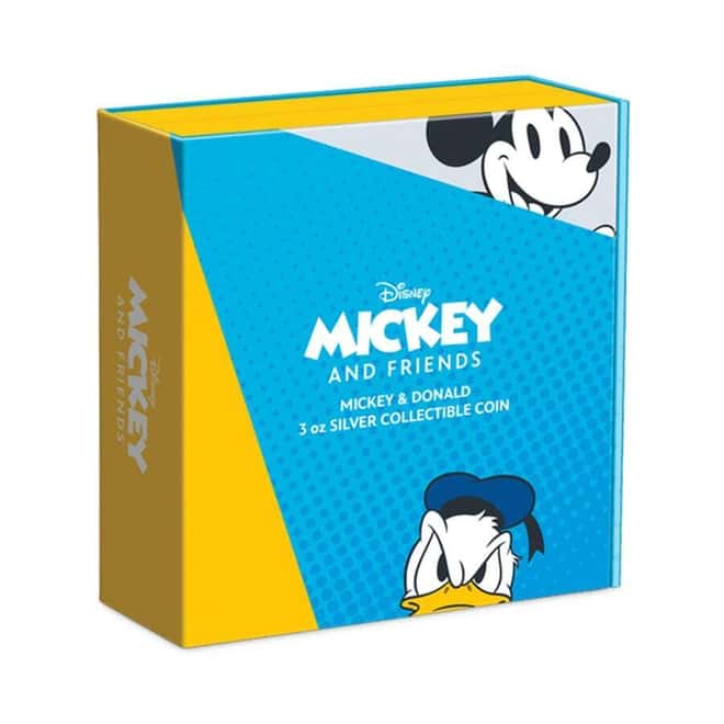 2023 Niue 3 oz Disney Mickey Mouse & Friends Donald Duck Silver Coin