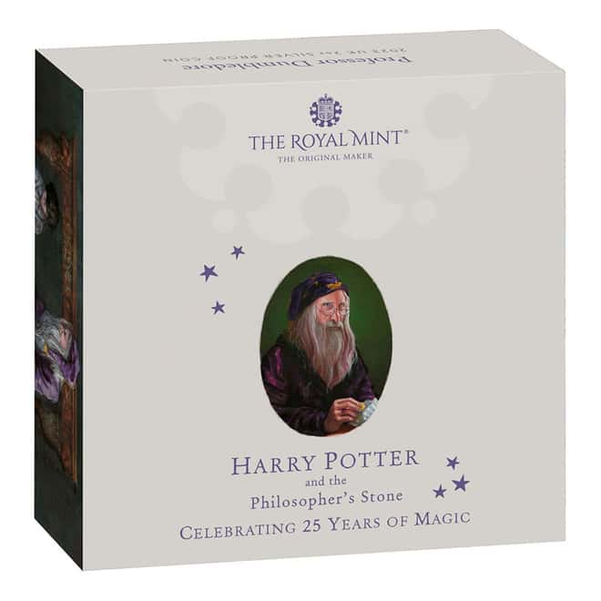 2023 UK 2 oz Harry Potter Dumbledore Proof Silver Coin