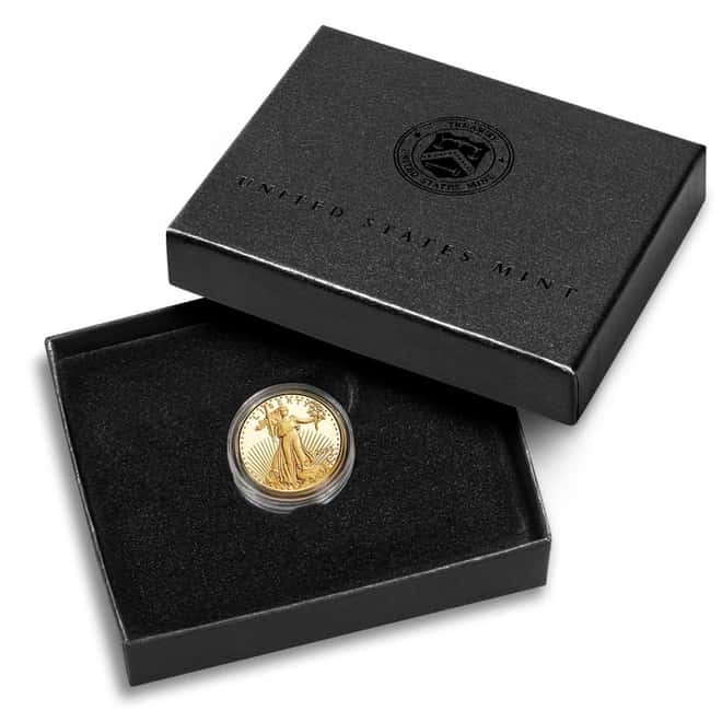 2023-W 1/10 oz $5 Proof Gold American Eagle (w/Box & COA)