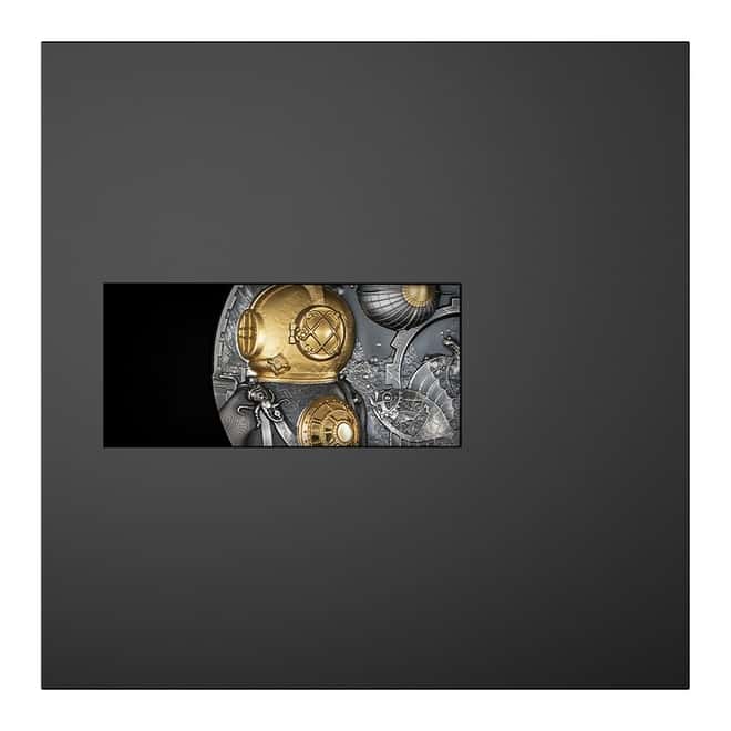 2024 Cook Islands 1 Kilo Silver Steampunk Nautilus Coin