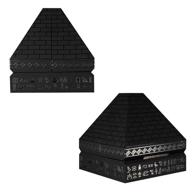 2024 Djibouti 6 oz Pyramids of Giza 3D Silver 3-Coin Set