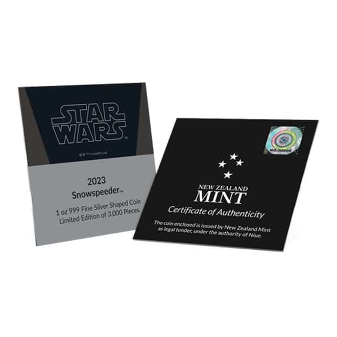 2023 Niue 1 oz Star Wars Snowspeeder Silver Coin