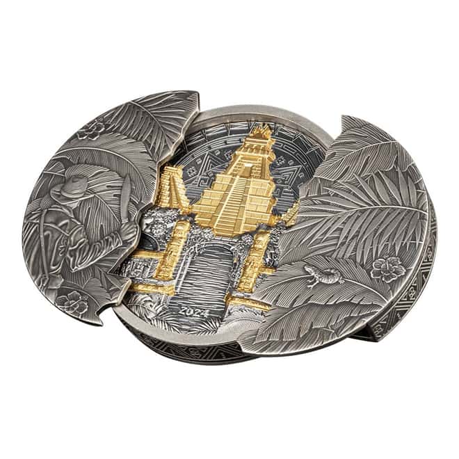 2024 Barbados 5 oz Silver El Dorado Antiqued Coin