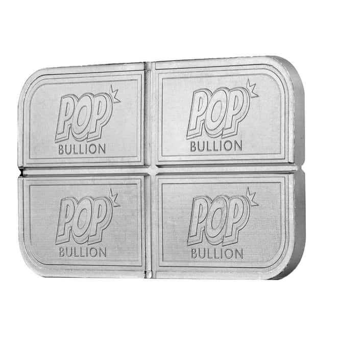 1 oz Pop Bullion Divisible Silver Bar .999 Fine
