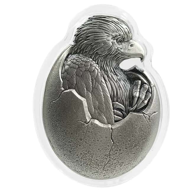 2024 Chad 2 oz Silver Baby American Eagle High Relief Coin .999 Fine