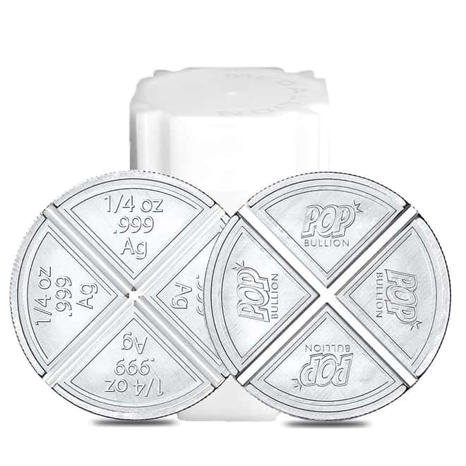1 oz Pop Bullion Divisible Silver Round .999 Fine