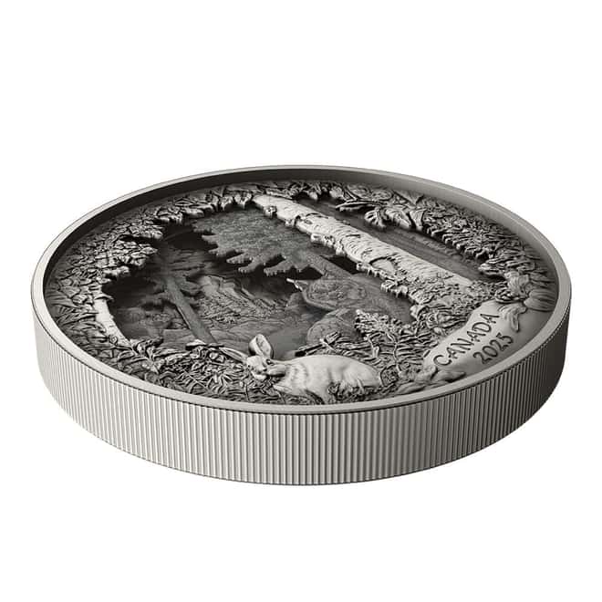 2025 Canada 738.92 Gram Predator or Prey in Shadow Box Silver Coin .9999 Fine
