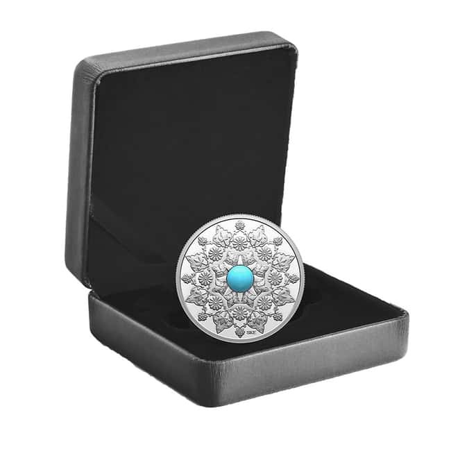 2024 Canada 1 oz Transcendence and Tranquility Canada's Diversity Silver Coin (Turquoise)