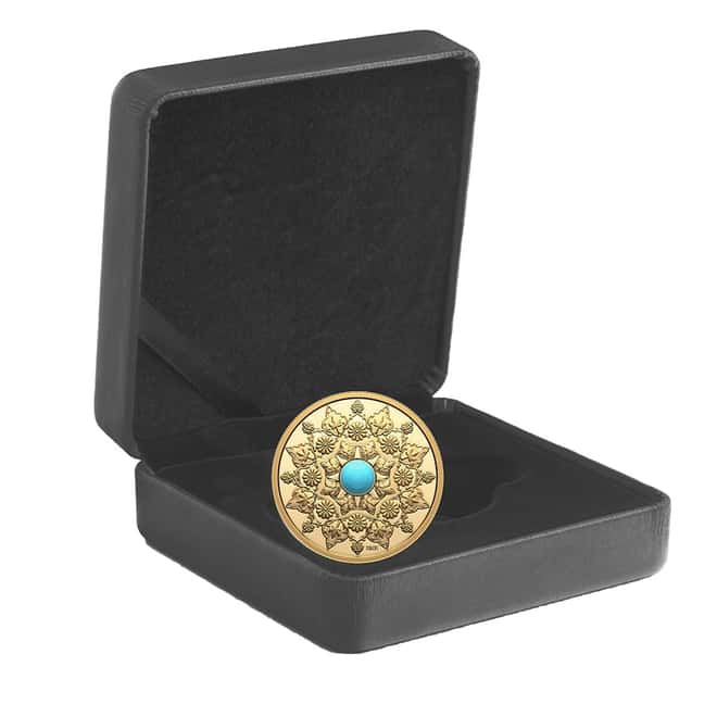 2024 Canada 1 oz Transcendence and Tranquility Canada's Diversity Gold Coin (Turquoise)