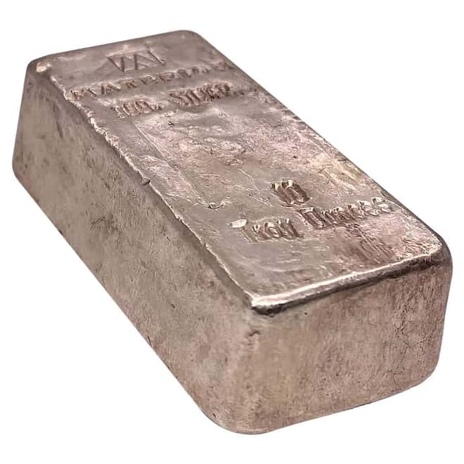 10 oz Materion Silver Bar .999 Fine