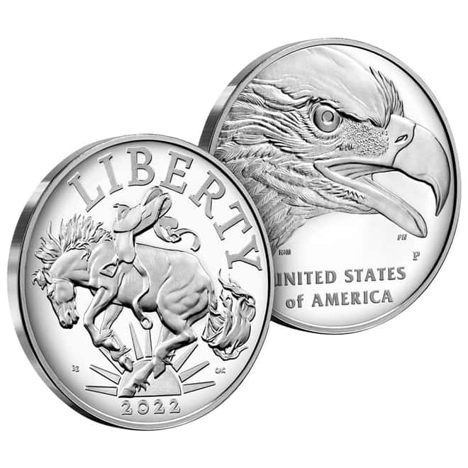 2022 P 1 oz American Liberty Proof Silver Medal NGC PF 69 ER