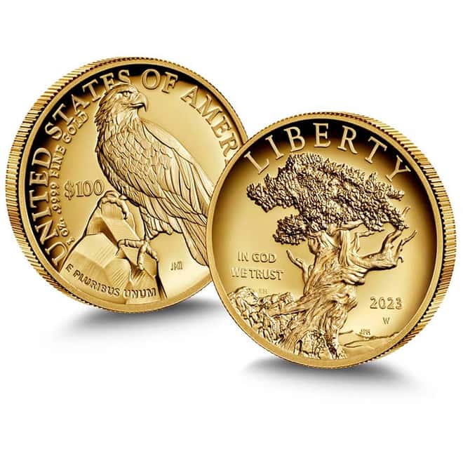 2023 W 1 oz $100 American Liberty High Relief Gold Coin