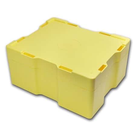 Empty Yellow Monster Box For Silver Maple Leaf Coins
