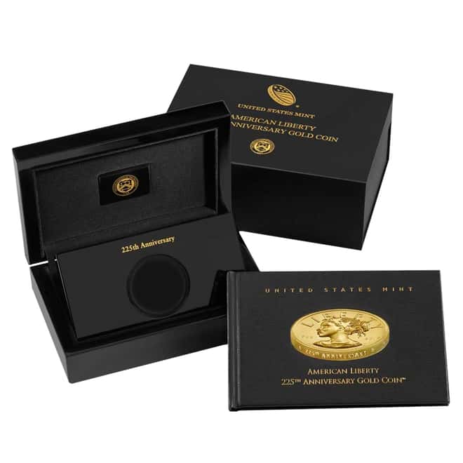 2017 W 1 oz American Liberty High Relief Proof Gold Coin (OEM Box)