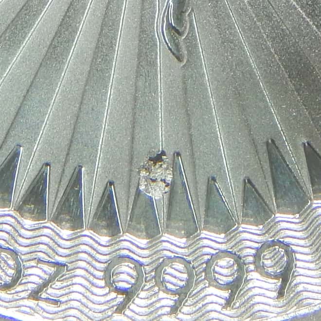 2016 1 oz Silver Australian Kangaroo Obv Struck Thru NGC MS 69 ER Retro Holder (Mint Error)
