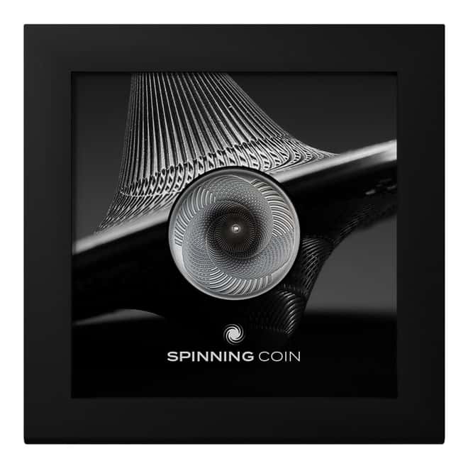 2023 Cook Islands 1 oz Silver Spinning Top Antiqued Coin