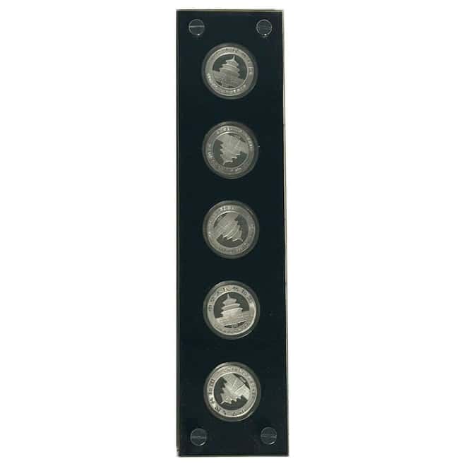 1982-2007 1/4 oz Chinese Proof Silver Panda 25th Ann. 25-Coin Set (w/Box & COA)