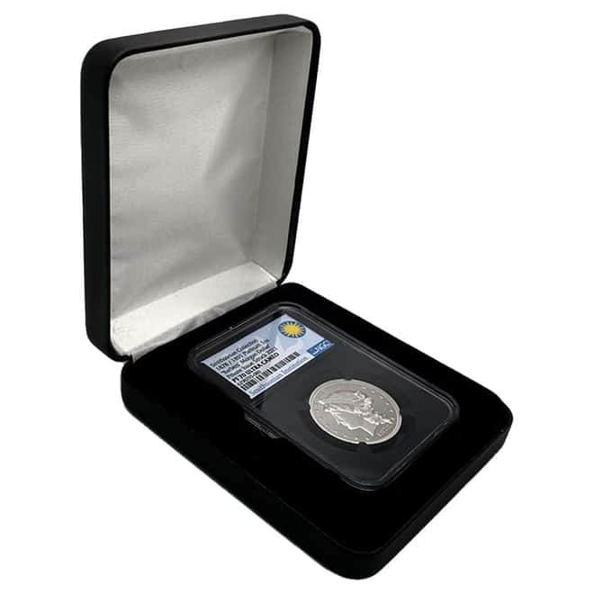 2021 1 oz Platinum Barbers' Morgan Dollar NGC PF 70 Smithsonian