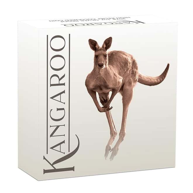2024 1 oz Proof Colorized Silver Australian Kangaroo Perth Mint