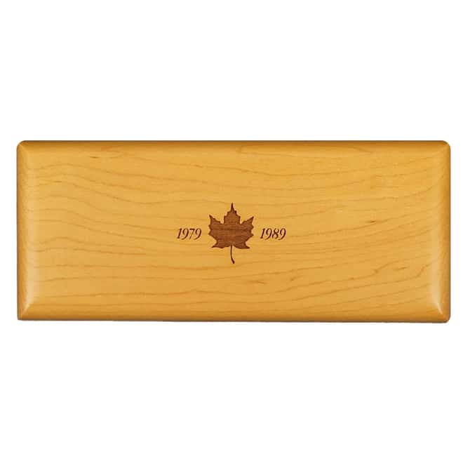 1989 1.85 oz Proof Canadian Gold Maple Leaf 10th Ann. 4-Coin Set