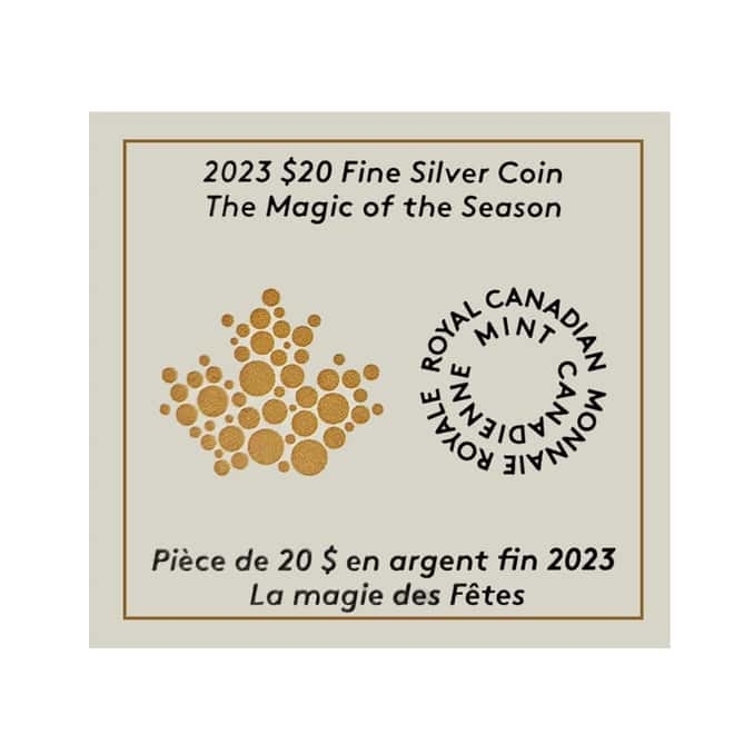 2023 Canada 1 oz Proof Silver The Magic of the Season Coin
