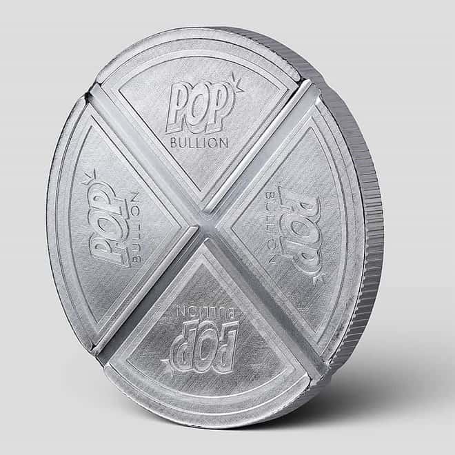 Tube of 20 - 1 oz Pop Bullion Divisible Silver Round .999 Fine