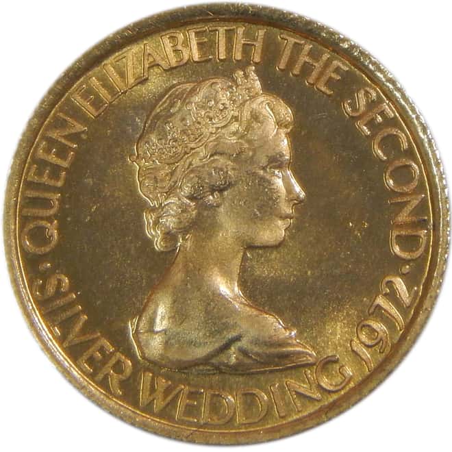 1972 Bailiwick of Jersey .923 oz 22k Proof Gold "Silver Wedding Anniversary" 4-coin Set
