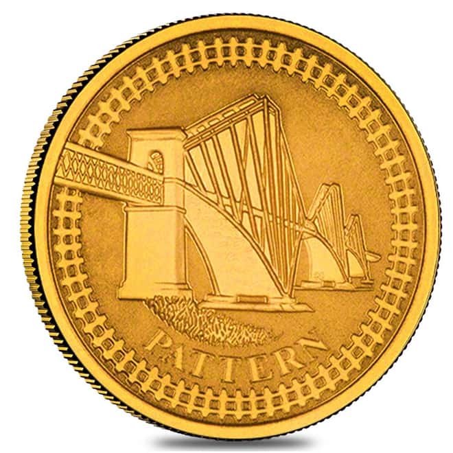2003 British Great Britain Gold Proof £1 Pattern Collection Bridges 4-Coin Set (w/Box&COA)