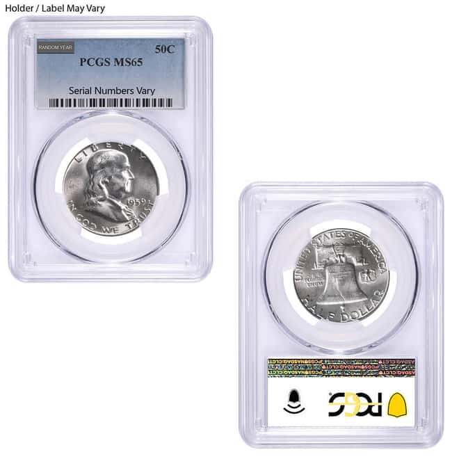 Franklin Silver Half Dollar 50C NGC/PCGS MS 65 (Random Year)