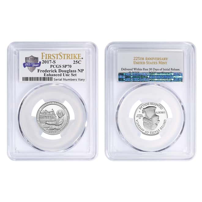 2017-S US Mint 225th Anniversary Enhanced Uncirculated 10-Coin Set PCGS SP 70 First Strike