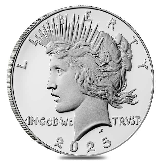 2025-S Peace Silver Dollar Proof Coin .999 Fine (w/Box & COA)