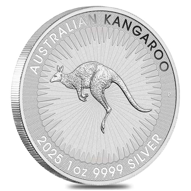 2025 1 oz Australian Silver Kangaroo Perth Mint BU
